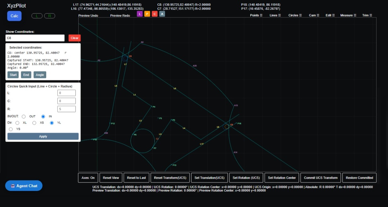 XyzPilot workspace screenshot 1